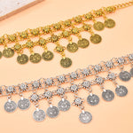 Vintage Coin Women Necklace Tassel Bohemian Ethnic Charms Chains Chokers Necklaces Statement Gypsy Turkish Feminina