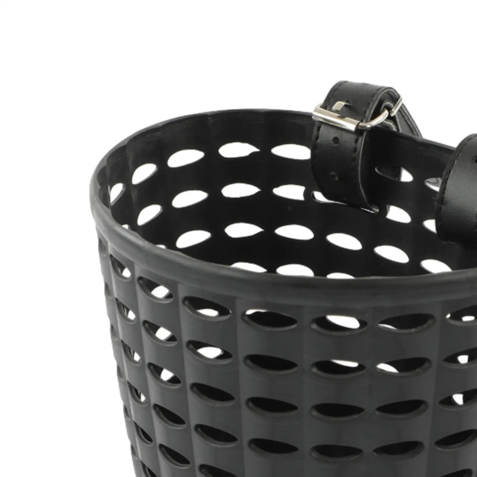 Kids Bike Basket Durable Storage Basket with Adjustable PU Straps Handlebar Basket for Children Girls.