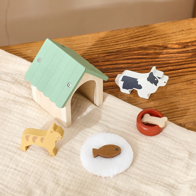 Toy House Accessories Pet Set