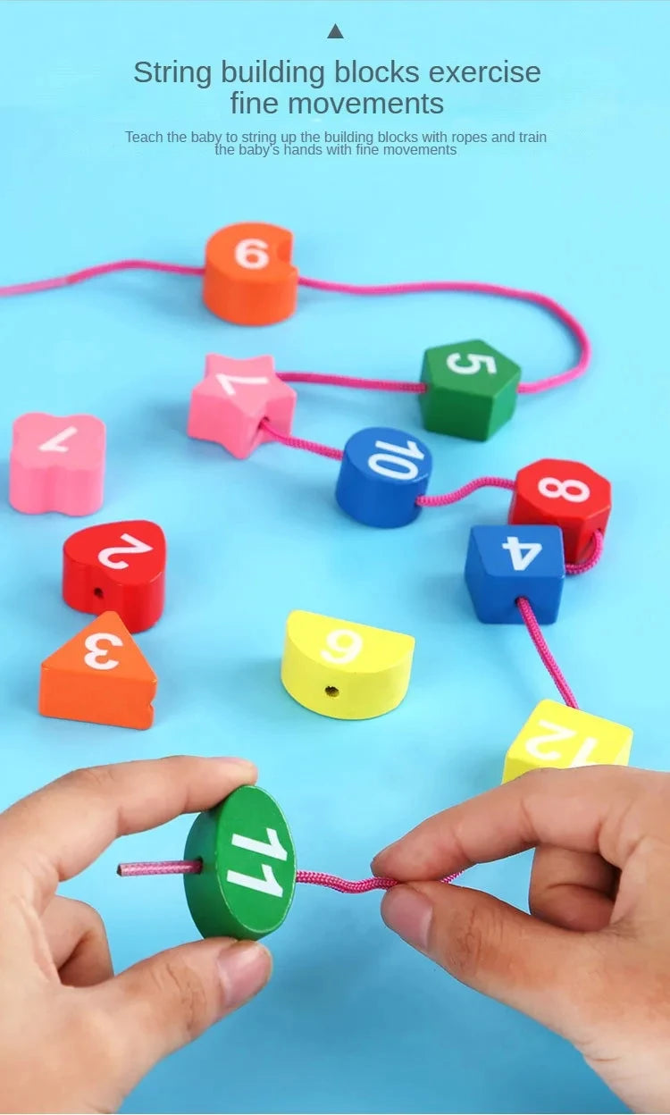 Montessori Wooden Toys for Babies Boy& Girl