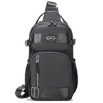 Riding backpack for men, chest bag, casual single shoulder bag, lightweight and large-capacity crossbody bag