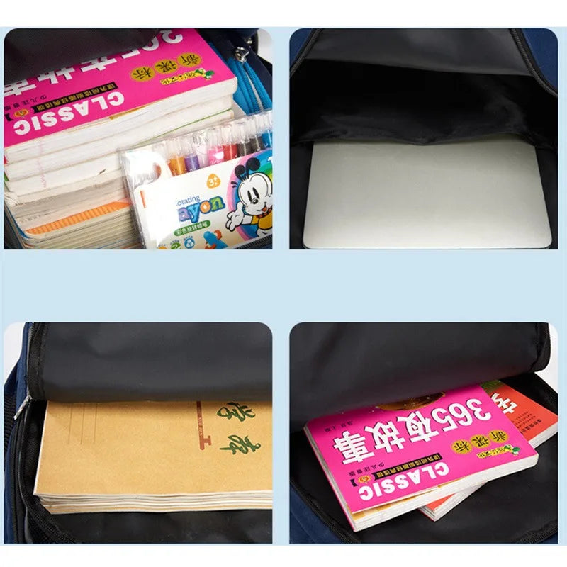 New Children School Bags Kids Backpack In Primary Schoolbag For Teenager Boys.