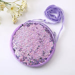 Decorative Kids Tote Bag Heart/Round Shape Shoulder HandBags Kids Coin Purse Bag.