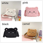 Children's Handbags Cute Shoulder Bag Cartoon Cat Soft  Bag Messenger Small Bags.