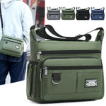 Mens Crossbody, Single Shoulder, Big Capacity Multi-Pockets Storage Bag.