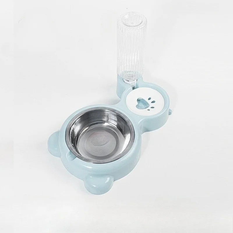Pet Water Dispenser for Cats and Dogs, automatic Water Storage Pet Food Bowl