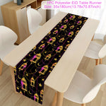 Ramadan Kareem Polyester Table Runner Decoration For Home Islamic Muslim Party Supplies Gift EID Mubarak