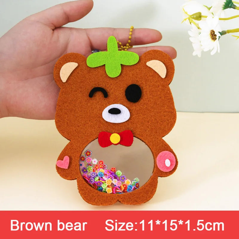 Animal Shake Pendant Art Craft Kits for Kids