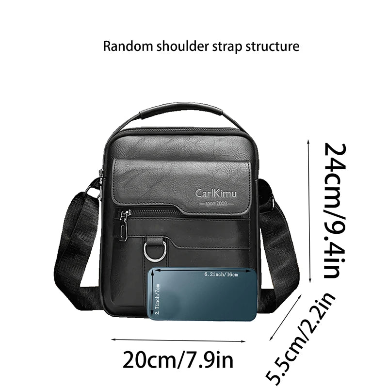 Men's bags with a slanted strap.