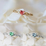 Simple Heart Ring For Women Cute Finger Rings Romantic Birthday Gift For Girlfriend Fashion Zircon Stone Jewelry