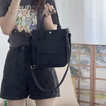 Small Canvas Tote Bag with Pockets Crossbody Bags for Women.