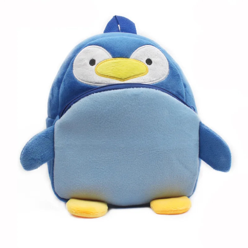 Kids 3D Animal Backpacks Baby Girls Boys Toddler Schoolbag Children Cartoon Penguin Book bag.
