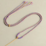 Necklaces for Women Cotton Chain Colorful Pendant Hand Knitted Jewelry on the Neck Retro Long Necklace Premium Couple Pendants