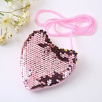 Decorative Kids Tote Bag Heart/Round Shape Shoulder HandBags Kids Coin Purse Bag.