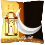 Ramadan Pretty Moon Print Pillowcase Nordic Home Decor Holiday Bedroom Living Room Polyester Cushion Cover