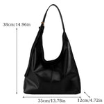 New Tote bag hand bill of lading shoulder women's bag retro simple large bag Tote bag.