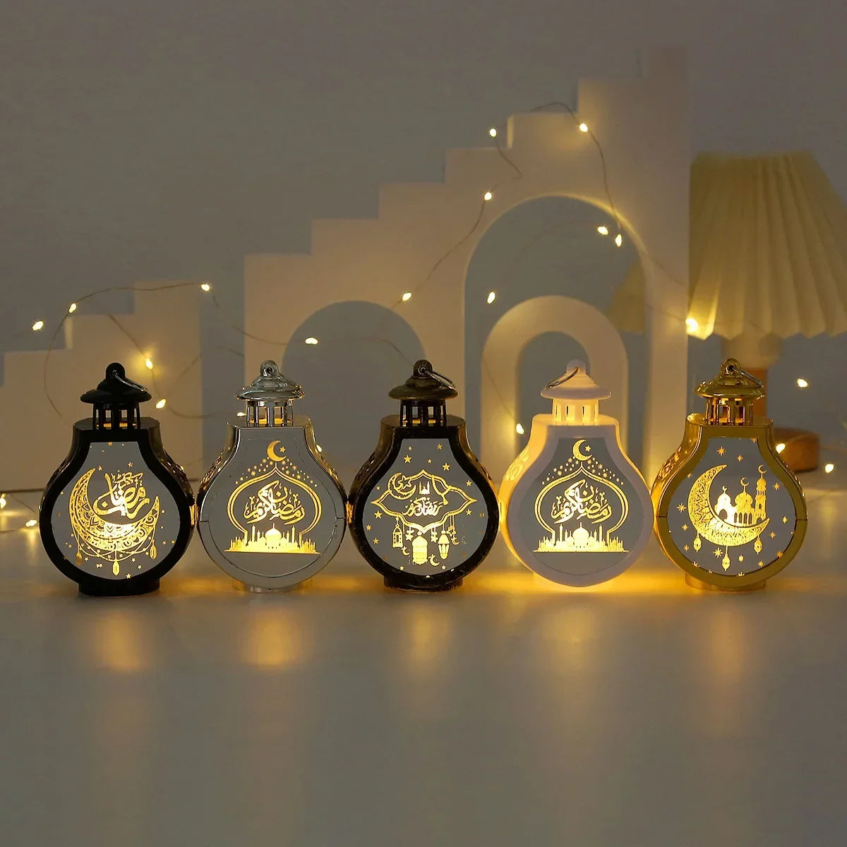 Ramadan LED Lantern Light Eid Mubarak Decoration