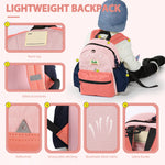 Children's Backpack, Preschool Backpack For Kids Girl Unisex Kids School Backpack for Kids 3-6 Years.