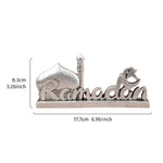 Resin-made antique gold and silver ramadan decorative item, suitable for gift-giving during Ramadan and Eid al-Adha