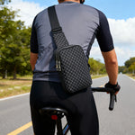 Trendy Cycling Chest Bag for Men Fashion Lightweight Sports Bag for Outdoor Hiking.