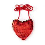 Decorative Kids Tote Bag Heart/Round Shape Shoulder HandBags Kids Coin Purse Bag.