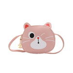 Cartoon Kids Bag Fashion Cute Cat Crossbody Bag Coin Wallet Lovely Hand Bags For Boys And Girls.
