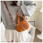 Sweet Capybara Handbags For Girls Lovely Kids Crossbody Bag Children Gift Little Girl Small Purse.