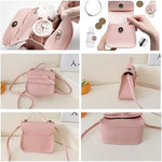 Kids Purses and Handbags Cute Mini Bowknot Crossbody Bag Fashion Little Girl Small Coin Pouch.