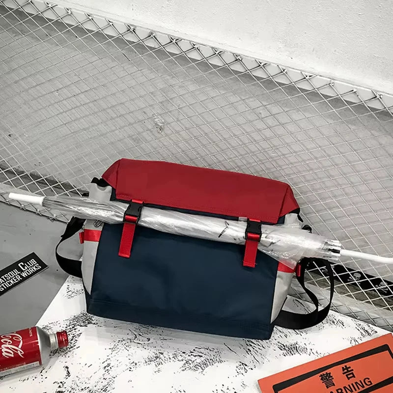 Men Crossbody Messenger Bags Fashionable Casual  Ridding Bag.