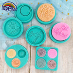 Ramadan Silicone Mold Muslim Arabic Script Moon Fondant Cake Decorating Tools Biscuit Dessert Sugar Craft Chocolate Baking Mould
