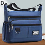 Mens Crossbody, Single Shoulder, Big Capacity Multi-Pockets Storage Bag.