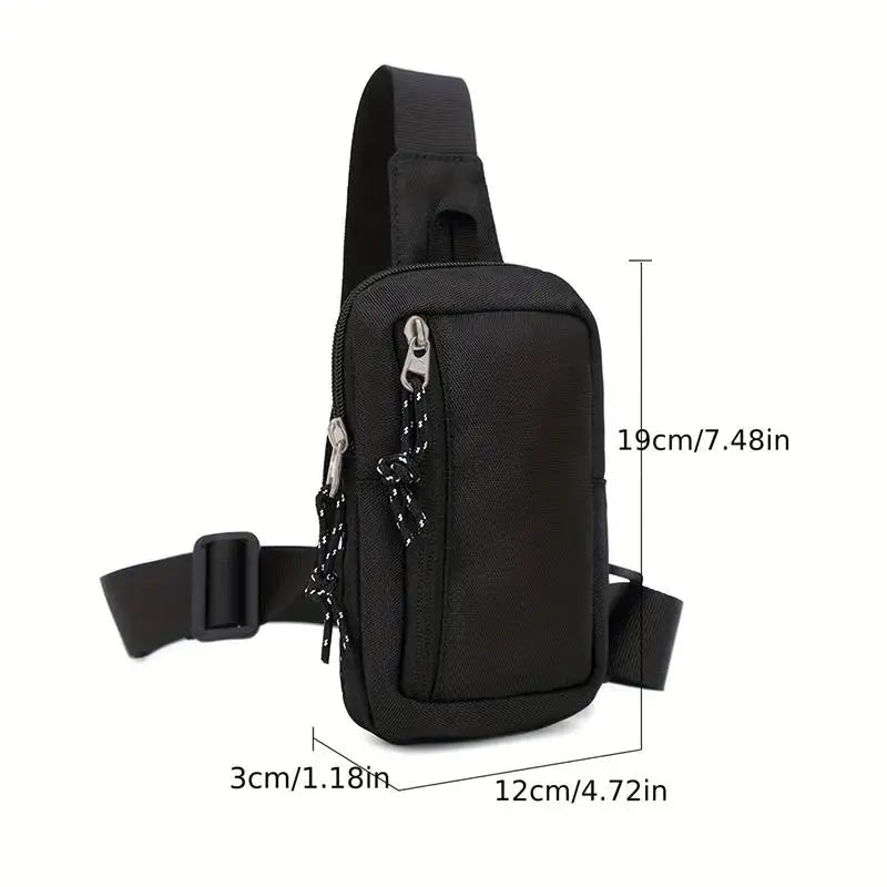 New Handbags Design Men's Chest Bag Casual Travel Waist Men Bag.