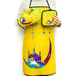 Ramadan Mubarak cooking baking apron pot holder Oven mitt Eid al-Fitr Muslim Islamic Kareem Suhoor Iftar kitchen decoration gift