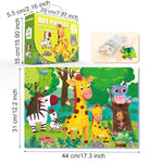 24PCS/Set Large Particle Paper Puzzle