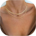 Necklace for Women Gold Silver Plated Snake Gold Chain Choker Gold Jewelry Gift