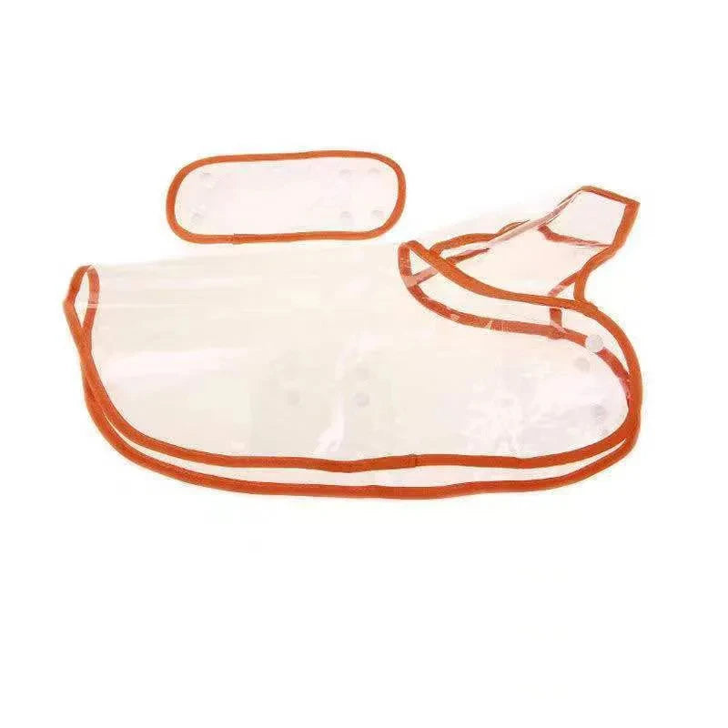 Pet Dog Puppy Transparent Rainwear Raincoat, Hooded Waterproof Jacket Clothes Soft PVC Small Dogs Raincoat Puppy Rain Poncho