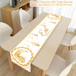 Ramadan Decor Table Runner EID Mubarak Decoration For Home Tablecloth Ramadan Kareem Islamic Muslim Party Eid Al Adha Gifts