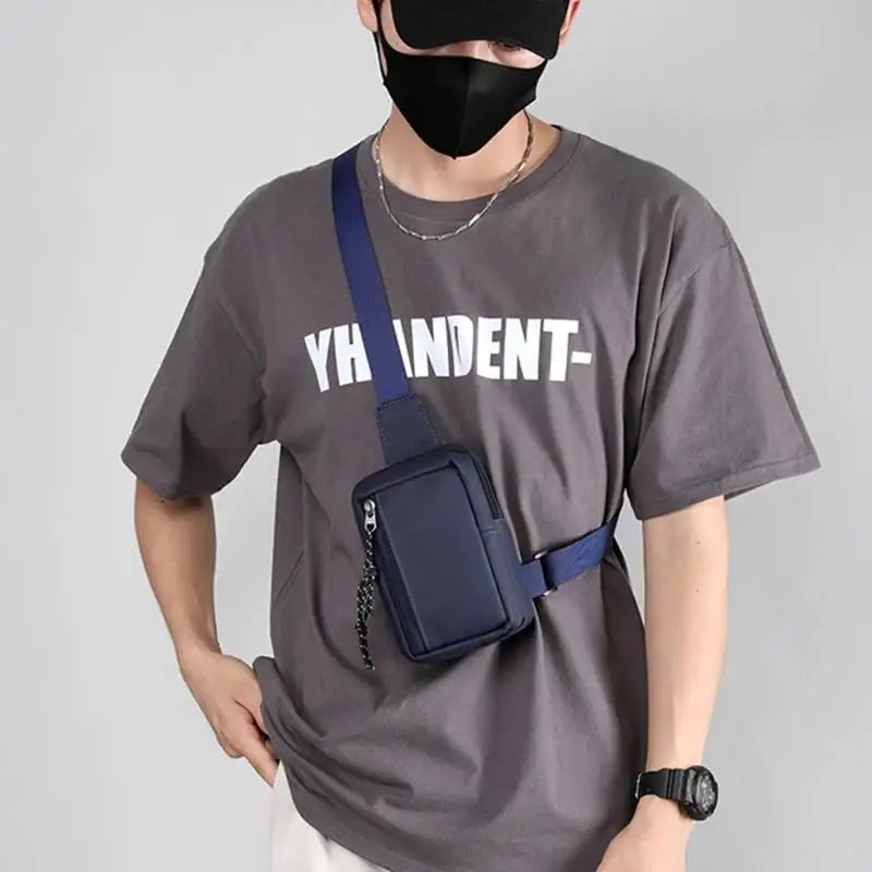 New Handbags Design Men's Chest Bag Casual Travel Waist Men Bag.