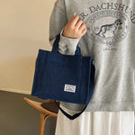 Fashionable Simple Women's Corduroy Crossbody Bag.