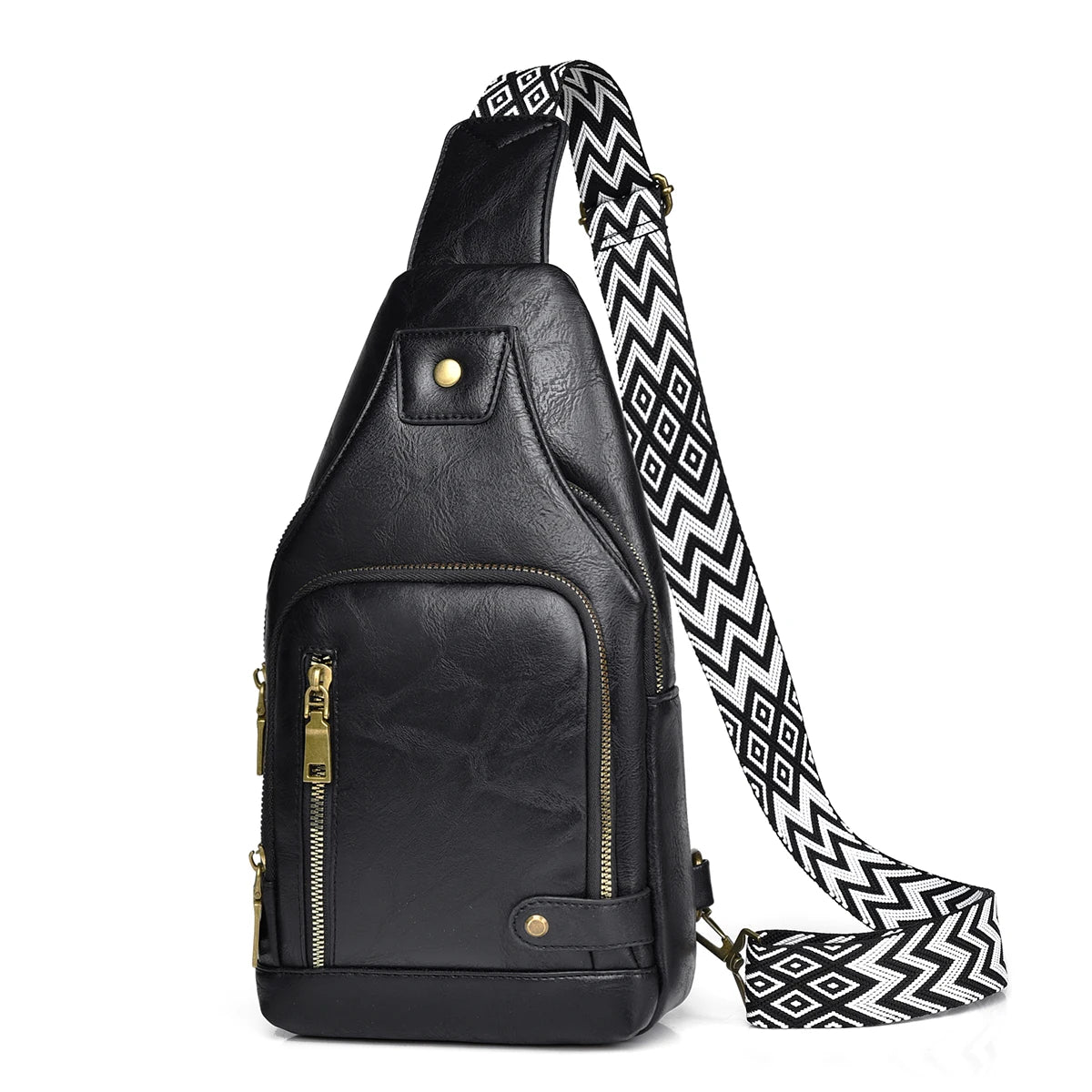 New Shoulder Bag Man  Casual Chest Business Male MultiFunctional Bag.