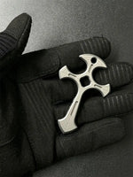 Fashion Jewelry Cross Necklace With Chain Outdoor Men EDC Gear Boy Gadget Tactical SelfDefense Women Multi-Tools