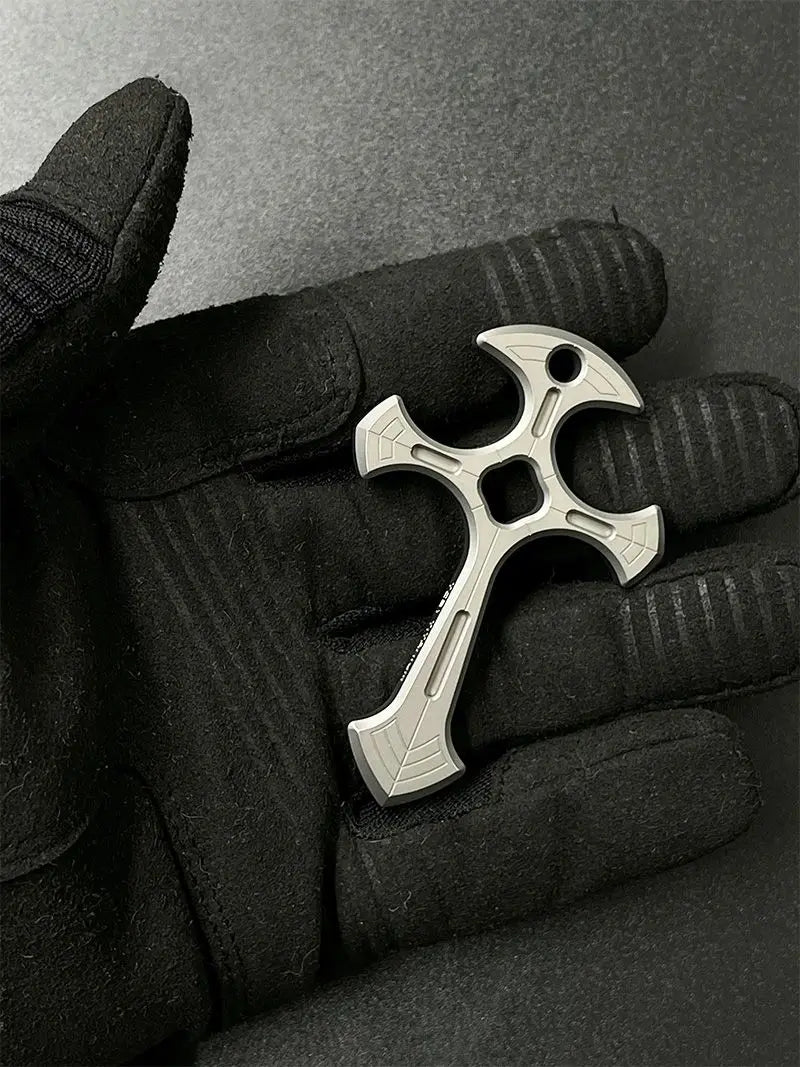 Fashion Jewelry Cross Necklace With Chain Outdoor Men EDC Gear Boy Gadget Tactical SelfDefense Women Multi-Tools