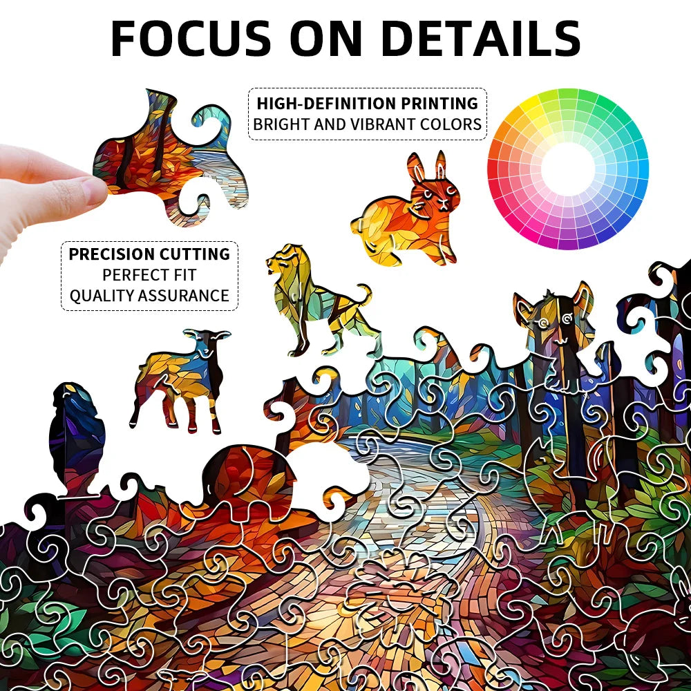 Forest Path Wooden Puzzle