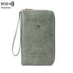 RFID Blocking Passport Holder, Travel Wallet