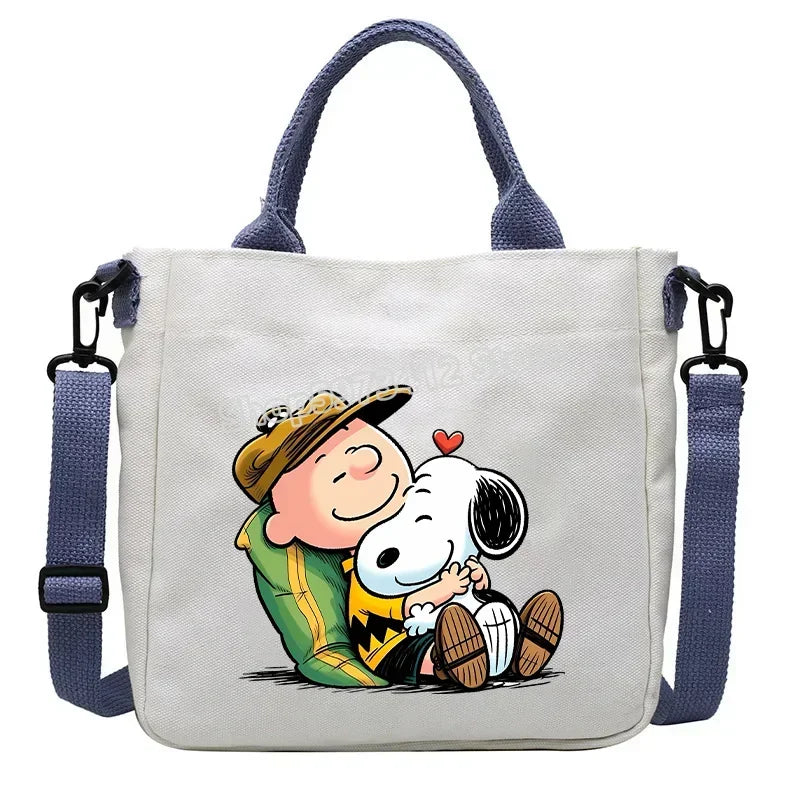 Snoopy Handbag Cartoon Children's Shoulder Bag Boys Girls.
