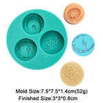 Ramadan Silicone Mold Muslim Arabic Script Moon Fondant Cake Decorating Tools Biscuit Dessert Sugar Craft Chocolate Baking Mould