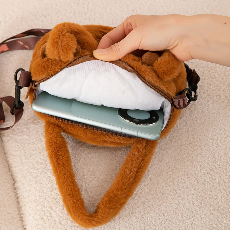 Sweet Capybara Handbags For Girls Lovely Kids Crossbody Bag Children Gift Little Girl Small Purse.