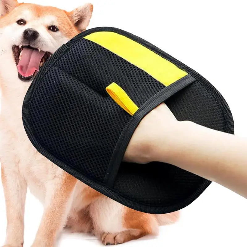 Pet Hair Removal Tool Reusable Static Removal Gloves Pet Grooming Gloves, Hair Remover Brush, Supplies for Cats Dogs