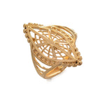 Rings for Women Gold Color Fashion Jewelry Rings Woman Girl, Arab Jewelry Symbol of Wealth