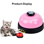 Pet Toy Training Dinner Small Bell Footprint Dog Toys for Teddy Puppy Pet Call Puppy Accessories Pet Toys